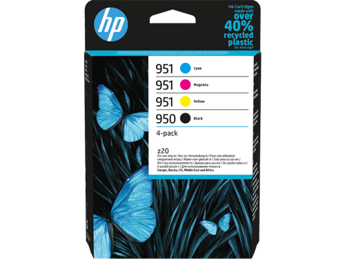 סט ראשי דיו שחור/אדום/צהוב/כחול HP 951XL + 950XL -מקורי