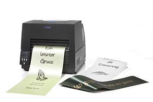 מדפסת מדבקות חצי תעשייתית CITIZEN CL-S6621