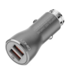 מטען לרכב 2*USB  מהיר+כבל אייפון