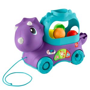 צעצוע משיכה דינו הדינוזאור דובר עברית Fisher-Price