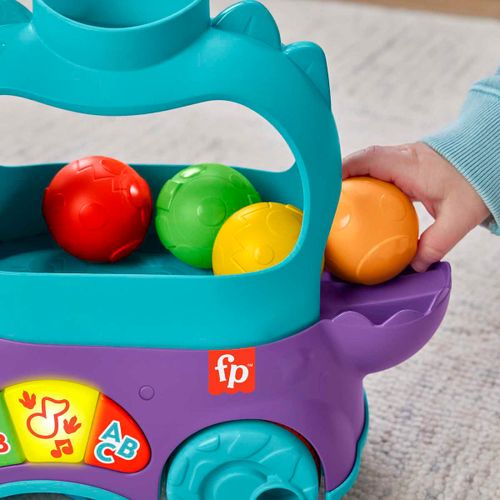 צעצוע משיכה דינו הדינוזאור דובר עברית Fisher-Price
