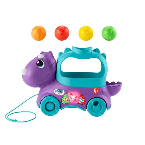 צעצוע משיכה דינו הדינוזאור דובר עברית Fisher-Price