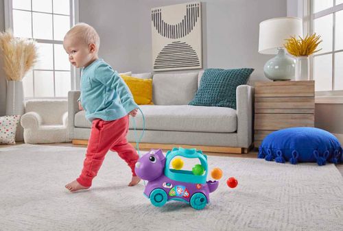 צעצוע משיכה דינו הדינוזאור דובר עברית Fisher-Price