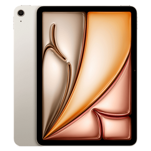 אייפד Apple iPad Air 2024 11" M2 Wi-Fi 512GB 8GB RAM, צבע לבן כוכב Starlight,  שנה אחריות יבואן רשמי