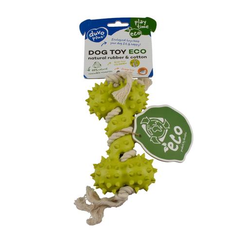 צעצוע אקו עצם עם חבלים לכלבים