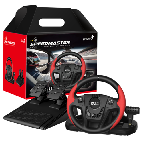 הגה מרוצים דוושות וידית הילוכים  GENIUS SpeedMaster                                       