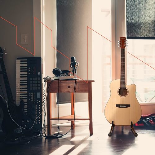 סטנד גיטרה אוניברסלי מעץ DS3 EC2020 מבית DONNER