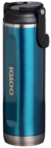 תרמוס עם קשית Igloo  20 Oz Stainless Steel Sport Sipper Bottle