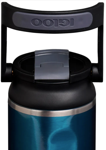 תרמוס עם קשית Igloo  20 Oz Stainless Steel Sport Sipper Bottle