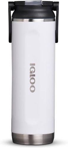 תרמוס עם קשית Igloo  20 Oz Stainless Steel Sport Sipper Bottle