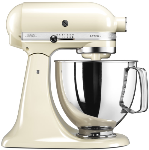 מיקסר מקצועי 4.8 ליטר צבע קרם KitchenAid Artisan 5KSM125EAC