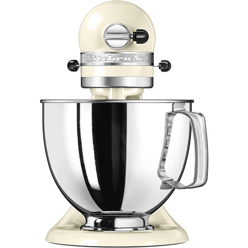 מיקסר מקצועי 4.8 ליטר צבע קרם KitchenAid Artisan 5KSM125EAC