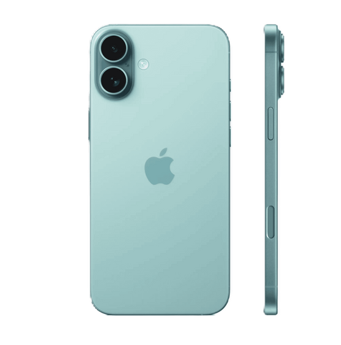 אייפון Apple iPhone 16 512GB, צבע Teal טורקיז, שנה אחריות