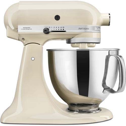 מיקסר מקצועי עם שתי קערות צבע שקד KitchenAid Artisan 5KSM175EAC