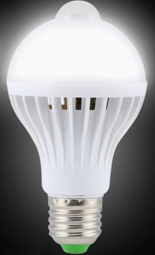 נורת לד עם חיישן תנועה E27 10W LUXTEN