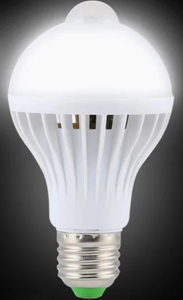 נורת לד עם חיישן תנועה E27 10W LUXTEN