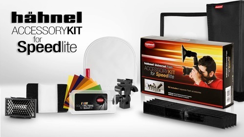 סט אביזרים מלא לפלש Hahnel Flash Accessory Kit For Speedlite