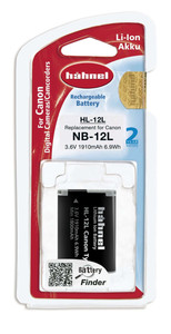 סוללה נטענת חליפית לסוללה Canon NB-12L Hahnel