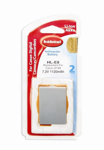 סוללה למצלמת Canon תואמת ל Canon LP-E8 Hahnel