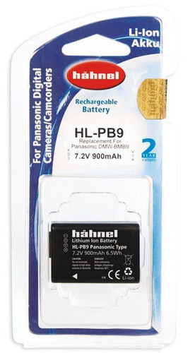 סוללה נטענת לפנסוניק חלופית ל Panasonic DMW-BMB9 Hahnel