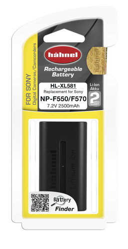 סוללה למצלמת סוני חלופית ל NP-F550 Hahnel