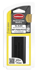 סוללה למצלמת סוני חלופית ל NP-F550 Hahnel