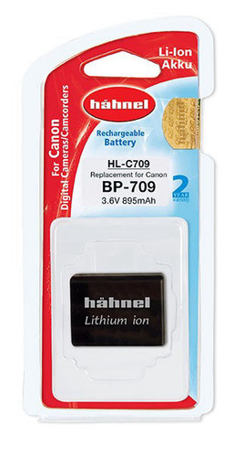 סוללה למצלמת וידאו קנון חלופית ל CANON BP-709 Hahnel