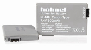 סוללה למצלמת קנון חלופית ל CANON BP-208 Hahnel
