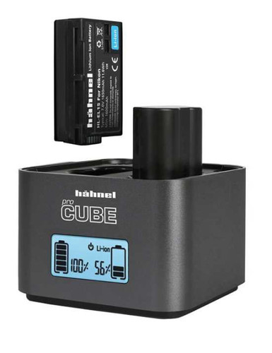 מטען מקצועי למצלמות Nikon דגם Hahnel ProCube