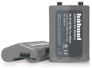 סוללה נטענת למצלמת Nikon חלופית ל Nikon EN-EL18 Hahnel