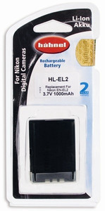 סוללה למצלמה דיגיטלית ניקון חלופית ל–NIKON EN-EL2 Hahnel