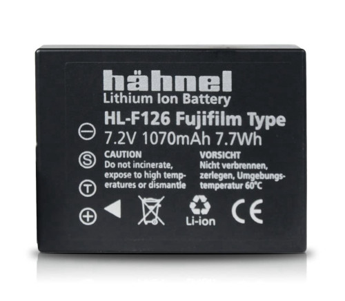 סוללה למצלמה דיגיטלית פוג’י חליפית ל FUJIFILM NP-W126 Hahnel