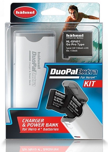 מטען Power Bank ל-2 סוללות Go Pro Hero4 + סוללה