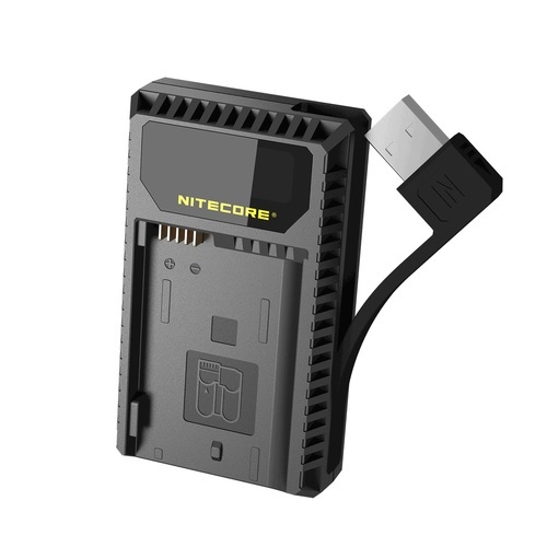 מטען USB של Nitecore לסוללות Nikon EN-EL14/EN-EL15