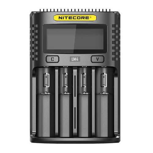 מטען USB לארבע סוללות Nitecore UM4
