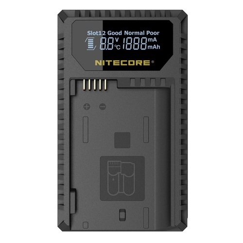 מטען USB של Nitecore לסוללות Nikon EN-EL14/EN-EL15