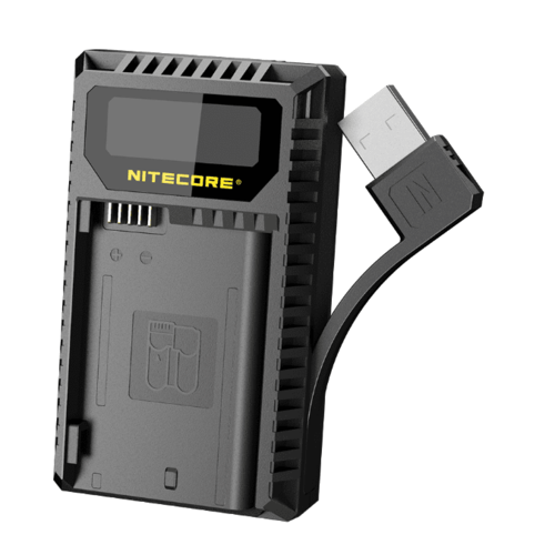מטען כפול USB של Nitecore לסוללות Nikon EN-EL15