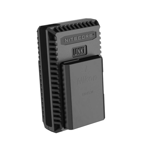 מטען USB של Nitecore לסוללות Nikon EN-EL14/EN-EL15