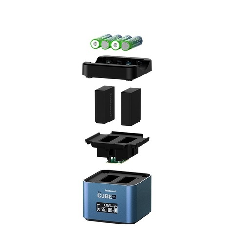 מטען אוניברסלי למצלמות Panasonic/Fuji דגם Hahnel ProCube2