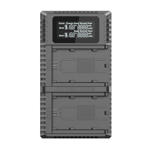 מטען USB של Nitecore ל-2 סוללות Sony NP-FZ100