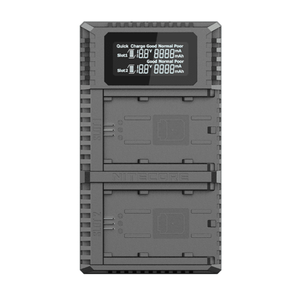 מטען USB של Nitecore ל-2 סוללות Sony NP-FZ100
