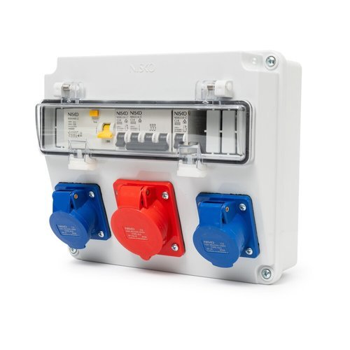  קופסת שירות NNPL 516.2316 כולל חצי אוטומט (2 יח' 3X16 + 1X16 + פחת 4X40A)