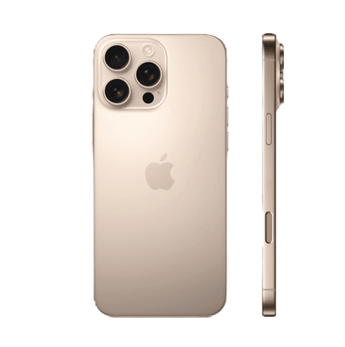 אייפון Apple iPhone 16 Pro 128GB, צבע Desert Titanium טיטניום מדברי, שנה אחריות 