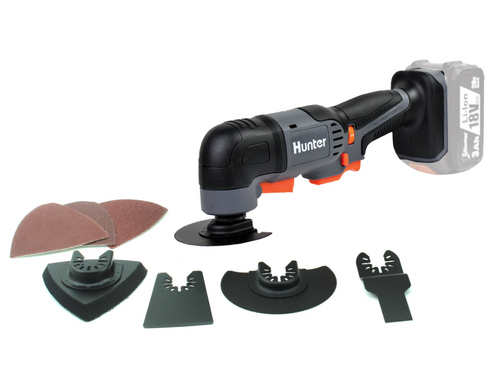 גוף מולטיטול 18V נטען+אביזרים HUNTER