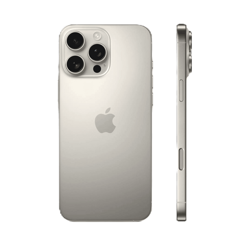 אייפון Apple iPhone 16 Pro 512GB, צבע Natural Titanium טיטניום טבעי, שנה אחריות