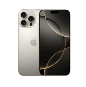 אייפון Apple iPhone 16 Pro Max 256GB, צבע Natural Titanium טיטניום טבעי, שנה אחריות