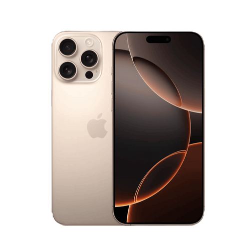 אייפון Apple iPhone 16 Pro Max 512GB, צבע Desert Titanium טיטניום מדברי, שנה אחריות