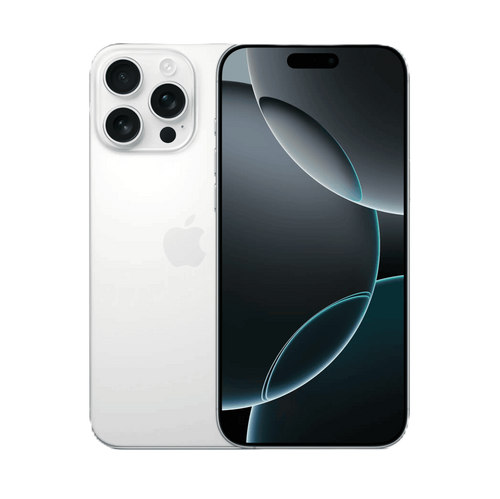 אייפון Apple iPhone 16 Pro Max 512GB, צבע White Titanium לבן טיטניום, שנה אחריות יבואן רשמי