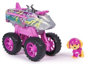 הרחפת של סקיי עם גלגלי ענק ודמות