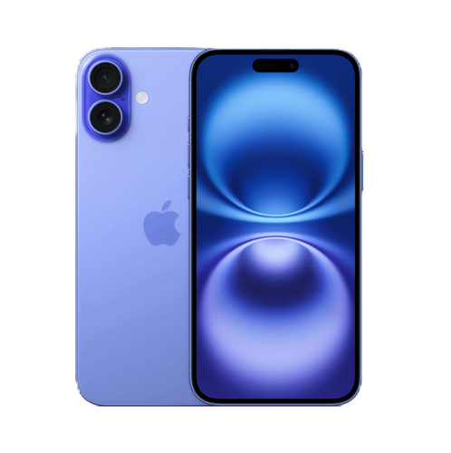 אייפון Apple iPhone 16 Plus 128GB, צבע Ultramarine כחול עז, שנה אחריות